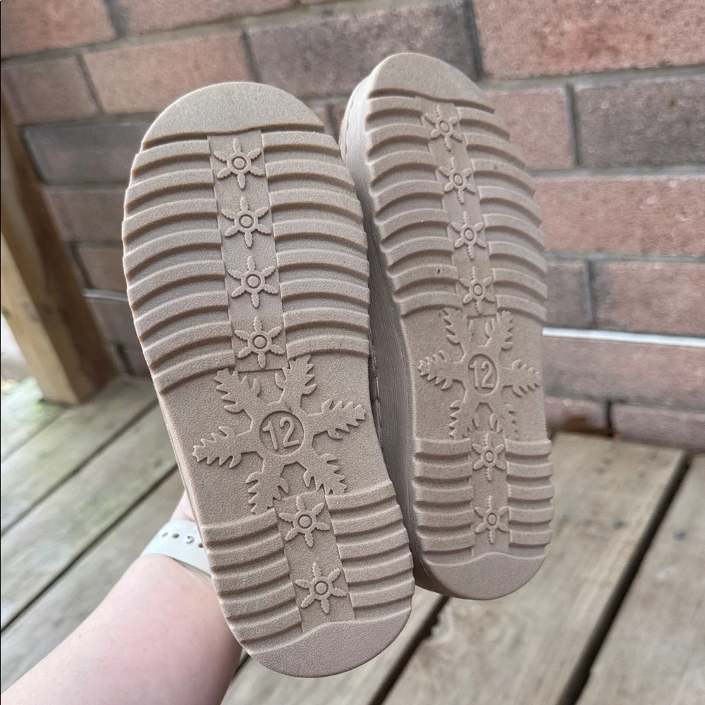 Shimmering Gold Kids Ankle Boots Size 11